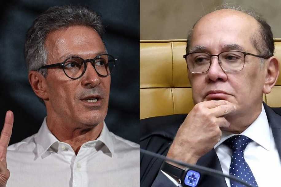 Zema é intimado em ação de calúnia movida por Gilmar Mendes