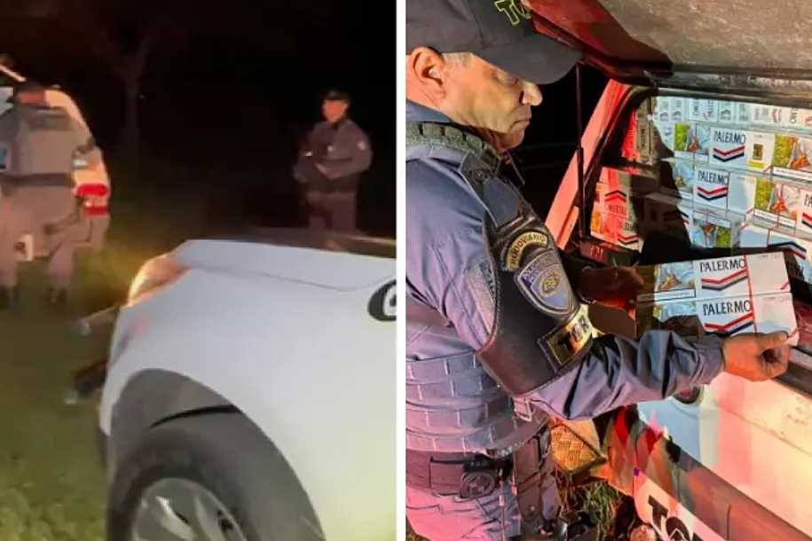 Polícia Rodoviária apreende carga de cigarros avaliada em R$ 140 mil em Aparecida d’Oeste