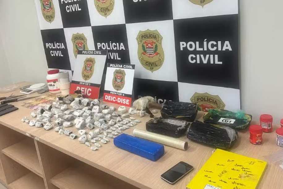 Polícia faz prisões e apreende drogas em operação contra o tráfico na zona norte de Rio Preto