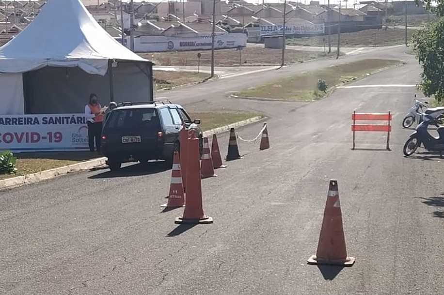 Ilha Solteira instala barreiras sanitárias para evitar aglomerações no feriado prolongado