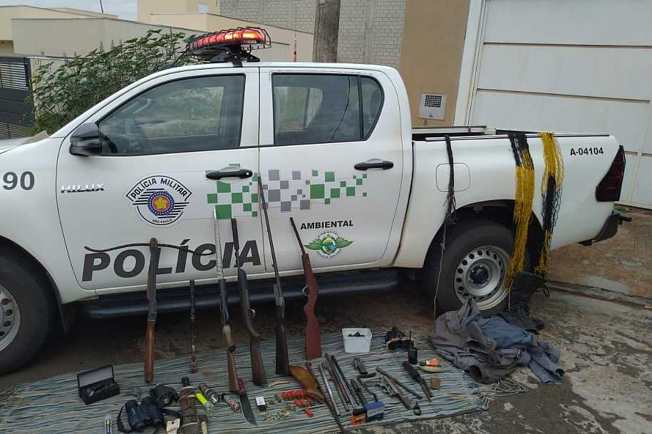 Homem é preso com arsenal em casa de Rio Preto