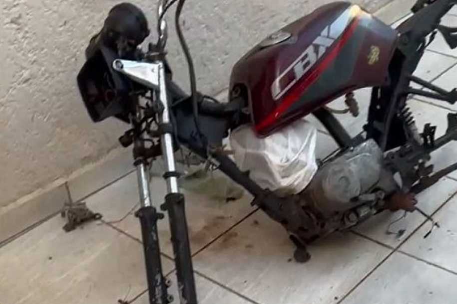 Polícia Militar flagra desmanche de motos em Rio Preto