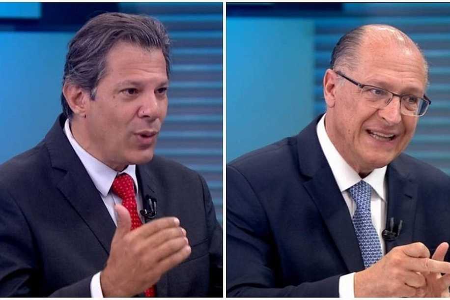 Alckmin e Haddad aparecem à frente na disputa pelo governo de São Paulo, diz Datafolha
