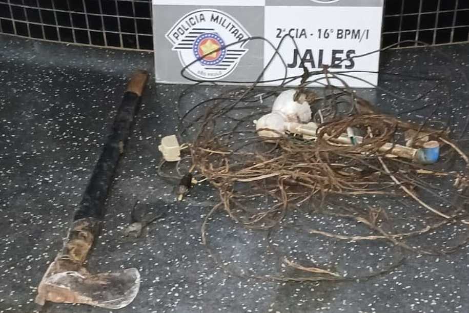 Homem é preso em flagrante por furto a residência pela Polícia Militar