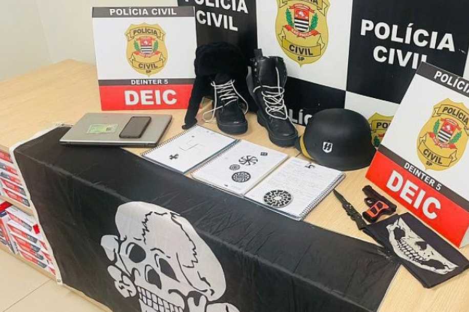 Polícia Civil de Rio Preto apreende adolescente por propagação de discursos nazistas na web