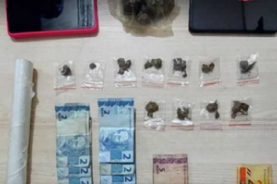 Casal é preso com tijolo de maconha mais ‘potente’ e porções embaladas para o tráfico