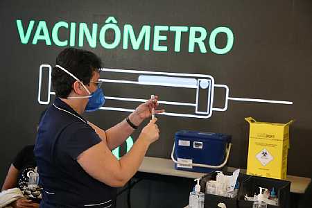 196 profissionais da saúde já foram vacinados em Palmeira d´Oeste