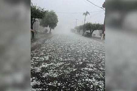 Última chuva forte de granizo em Palmeira d´Oeste teria acontecido em 1987