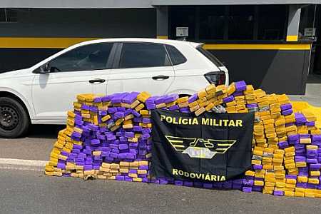 Adolescente é detido com quase 500 kg de maconha na região de Presidente Prudente