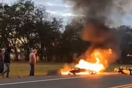 Motociclistas morrem após batida frontal em Araçatuba