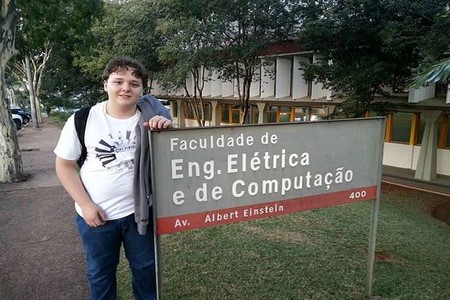 ´Não sou gênio, sou esforçado´, diz 1º lugar geral da Ufes aos 16 anos