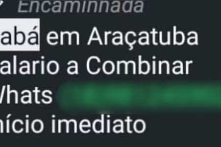 Jovem é abusada após ser atraída por falso anúncio de contratação de babá em Araçatuba