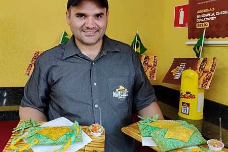 Carne seca, frango com milho e até picanha: pastel inspirado na bandeira do Brasil traz sabores típicos da cultura nacional