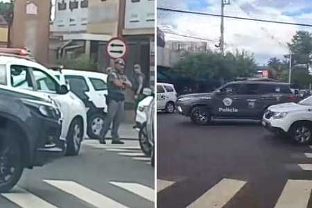 Trote sobre falso assalto com reféns em academia mobiliza helicóptero Águia e viaturas da polícia